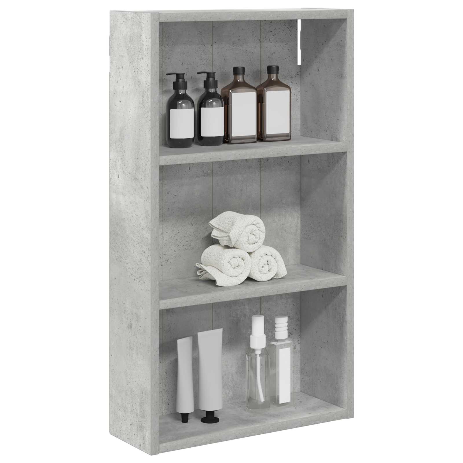 Armadio da bagno a muro Grigio Cemento 40 x 14 x 70 cm | homemem39