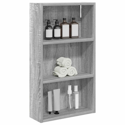 Armadio da bagno a muro Sonoma grigia 40 x 14 x 70 cm | homemem39