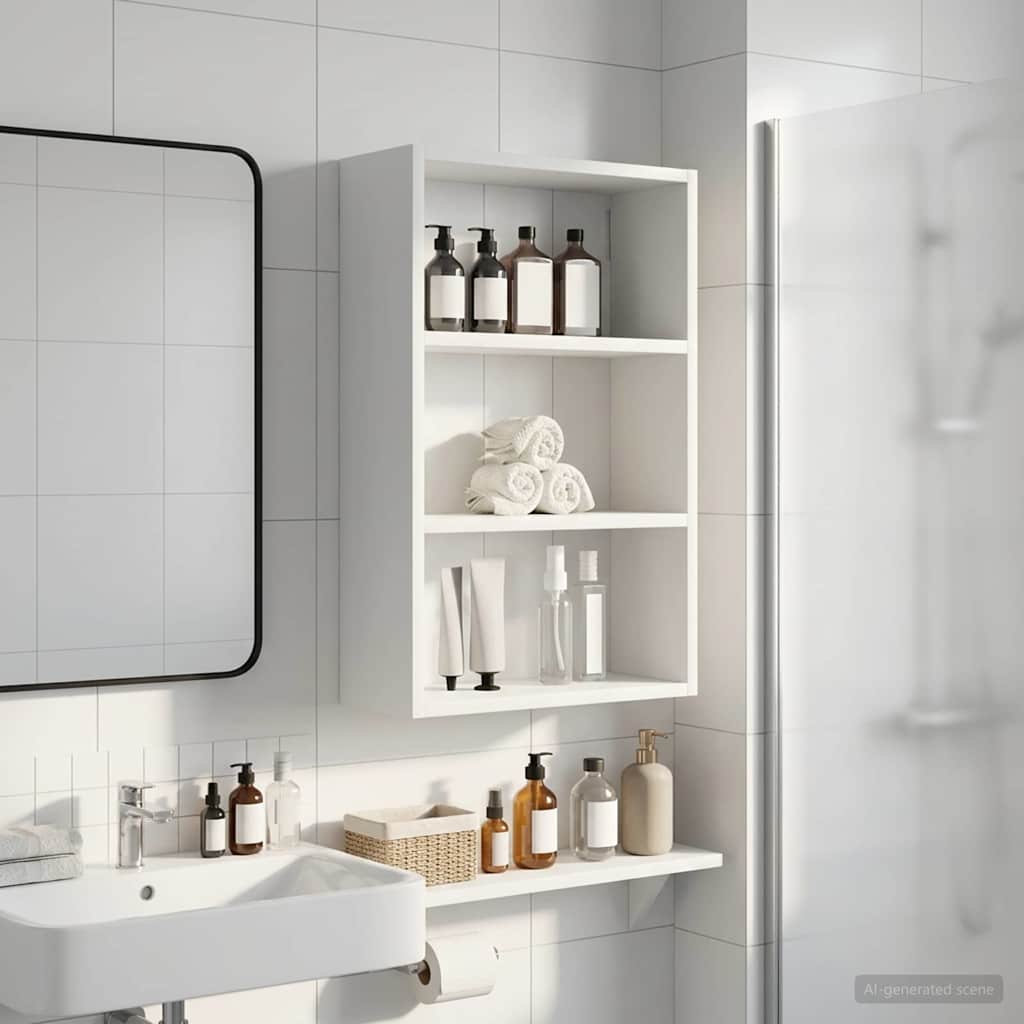 Armadio da bagno a muro Bianco 40 x 16 x 62,5 cm | homemem39