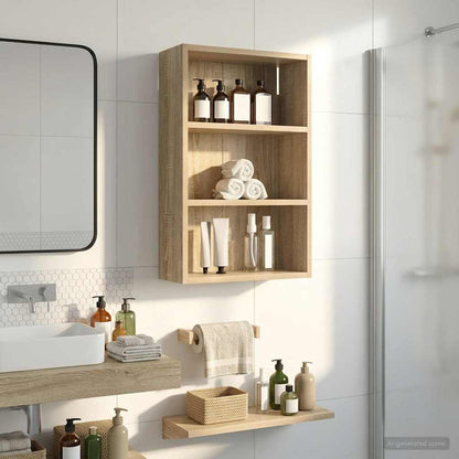 Armadio da bagno a muro Rovere Sonoma 40 x 16 x 62,5 cm | homemem39