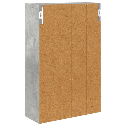 Armadio da bagno a muro Grigio Cemento 40 x 16 x 62,5 cm | homemem39