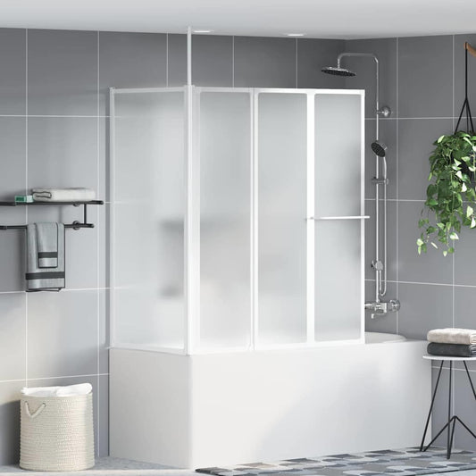 Schermo da Bagno Glassato 120 x 70 x 137 cm Alluminio | homemem39