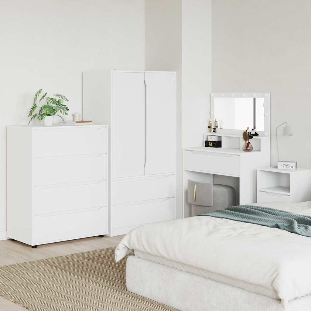 Armadi di Stoccaggio Bianco 80 x 48 x 105 cm Legno multistrato | homemem39