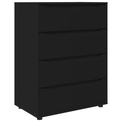 Armadi di Stoccaggio 80 x 48 x 105 cm Legno ingegnerizzato Nero