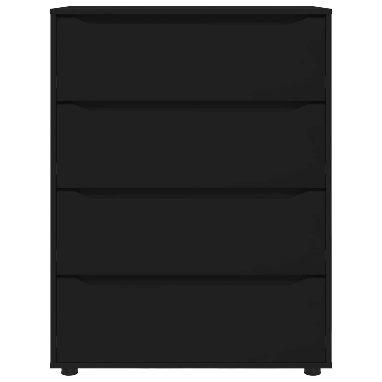 Armadi di Stoccaggio 80 x 48 x 105 cm Legno ingegnerizzato Nero