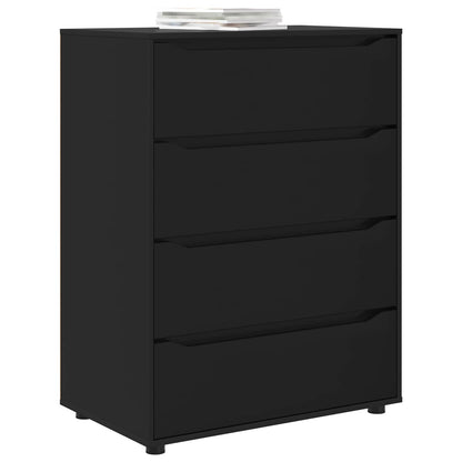 Armadi di Stoccaggio 80 x 48 x 105 cm Legno ingegnerizzato Nero