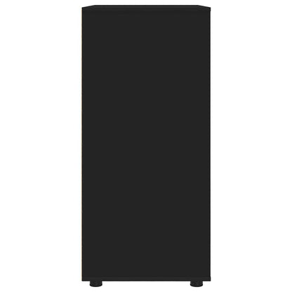 Armadi di Stoccaggio Nero 80 x 48 x 105 cm Legno multistrato | homemem39