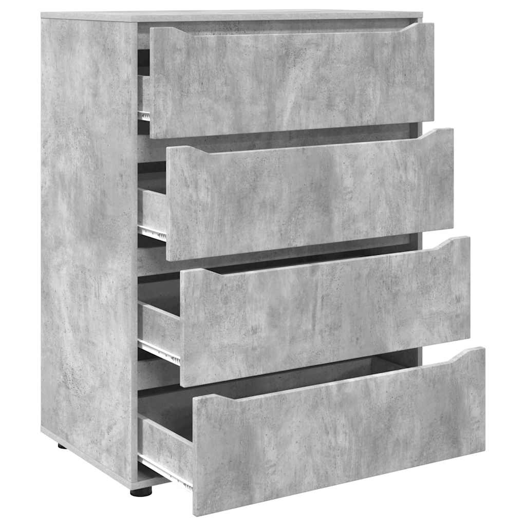 Armadi di Stoccaggio Grigio cemento 80 x 48 x 105 cm | homemem39