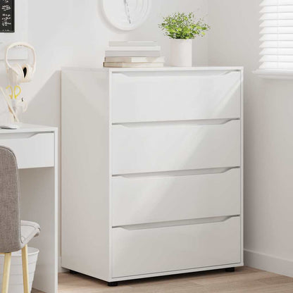 Armadi di Stoccaggio Bianco Lucido 80 x 48 x 105 cm | homemem39