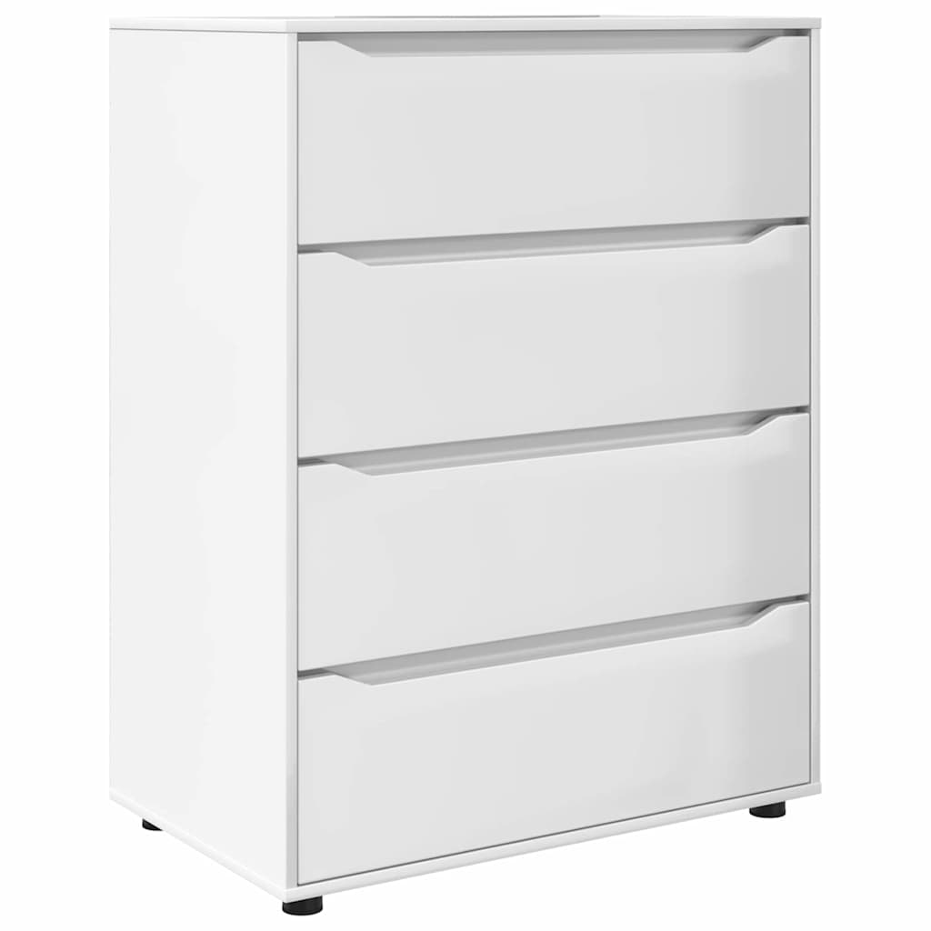 Armadi di Stoccaggio Bianco Lucido 80 x 48 x 105 cm | homemem39