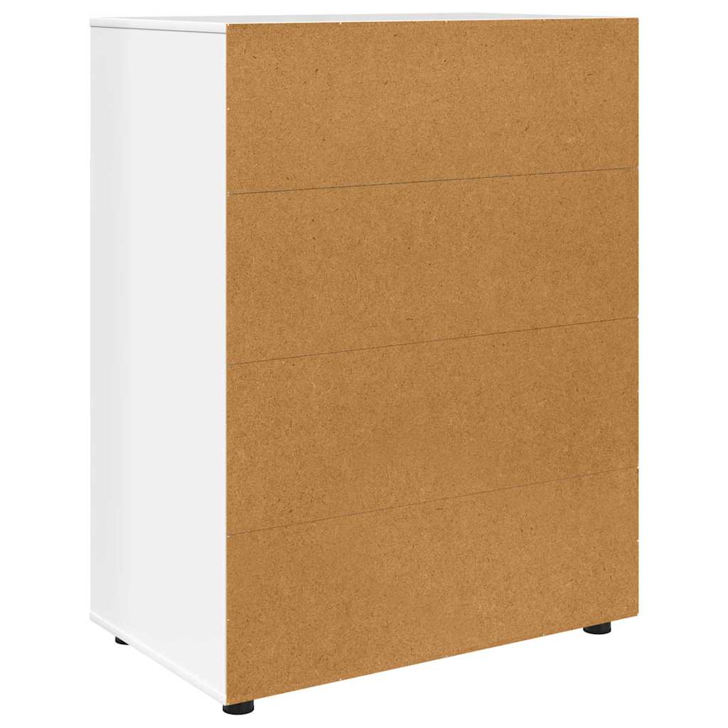 Armadi di Stoccaggio Bianco Lucido 80 x 48 x 105 cm | homemem39