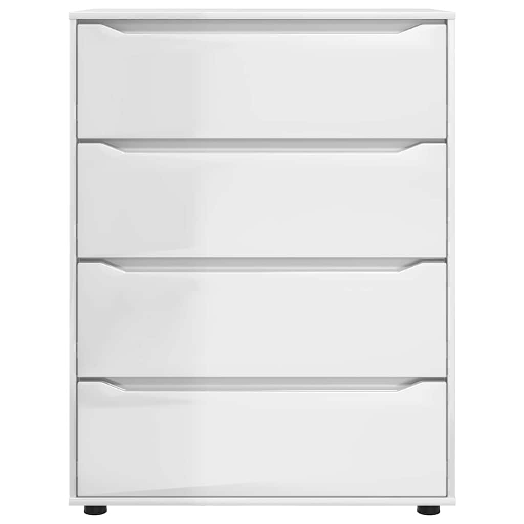 Armadi di Stoccaggio Bianco Lucido 80 x 48 x 105 cm | homemem39