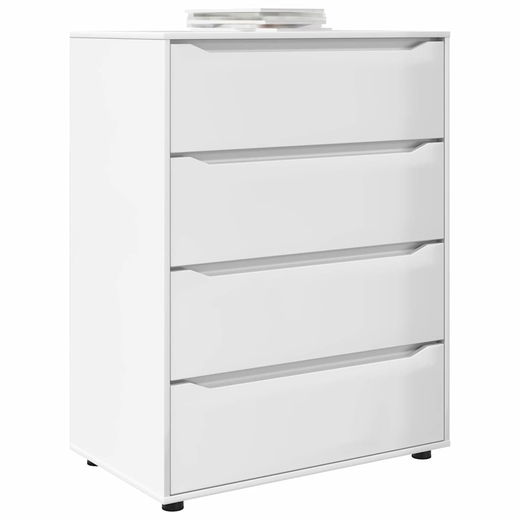 Armadi di Stoccaggio Bianco Lucido 80 x 48 x 105 cm | homemem39