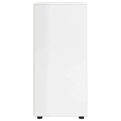 Armadi di Stoccaggio Bianco Lucido 80 x 48 x 105 cm | homemem39