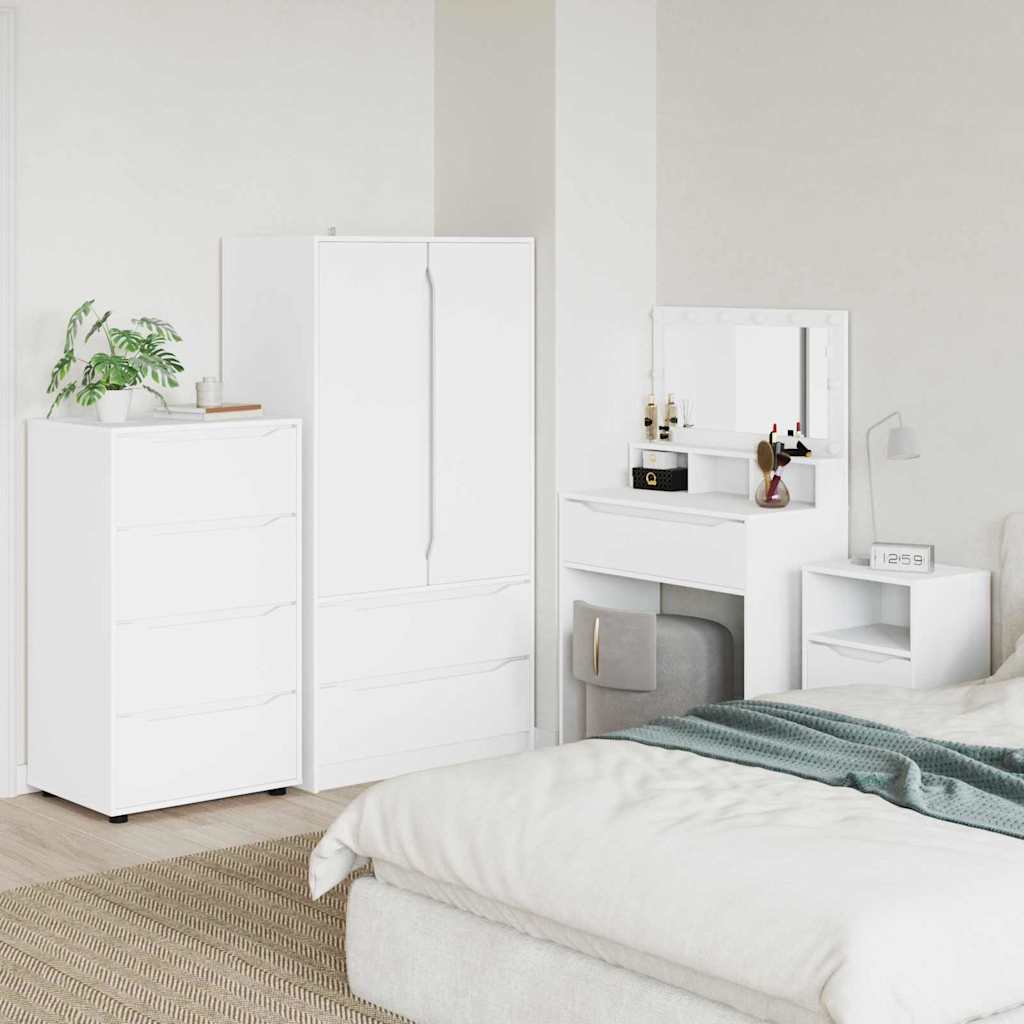 Armadi di Stoccaggio Bianco 60 x 48 x 105 cm Legno multistrato | homemem39