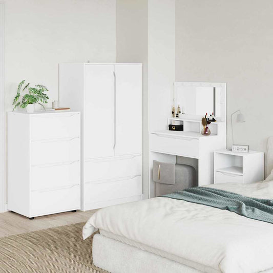 Armadi di Stoccaggio Bianco 60 x 48 x 105 cm Legno multistrato | homemem39