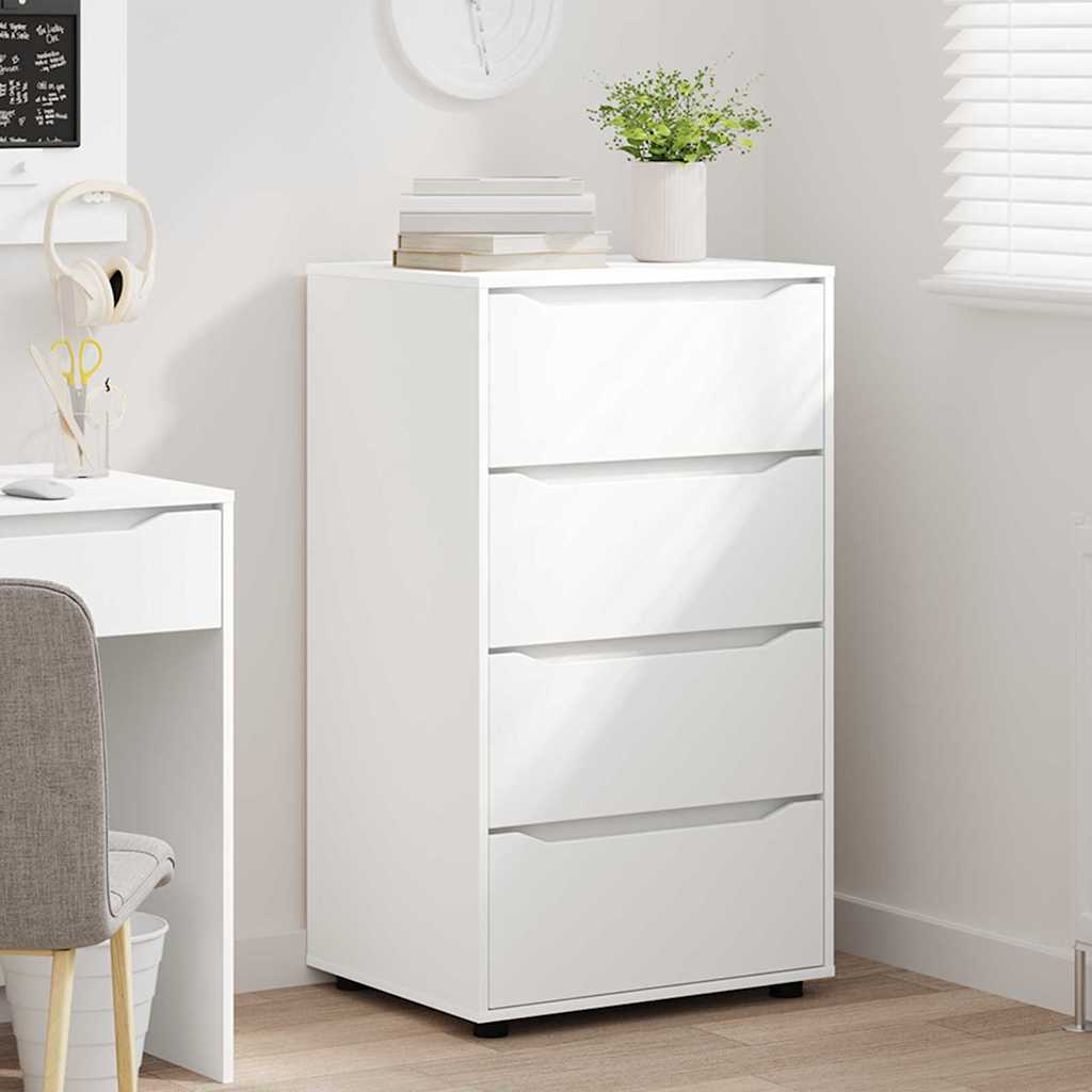 Armadi di Stoccaggio Bianco 60 x 48 x 105 cm Legno multistrato | homemem39