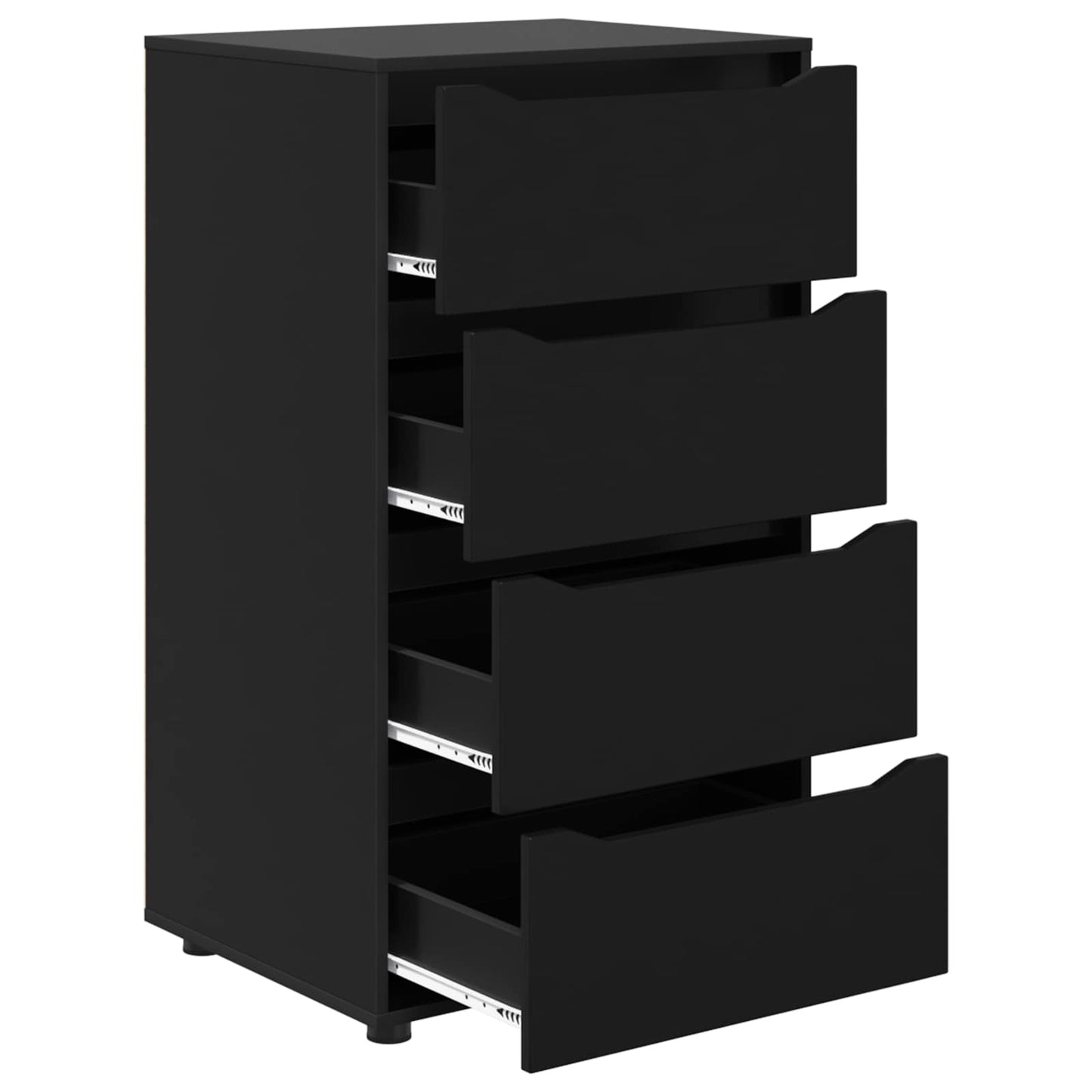 Armadi di Stoccaggio 60 x 48 x 105 cm Legno ingegnerizzato Nero