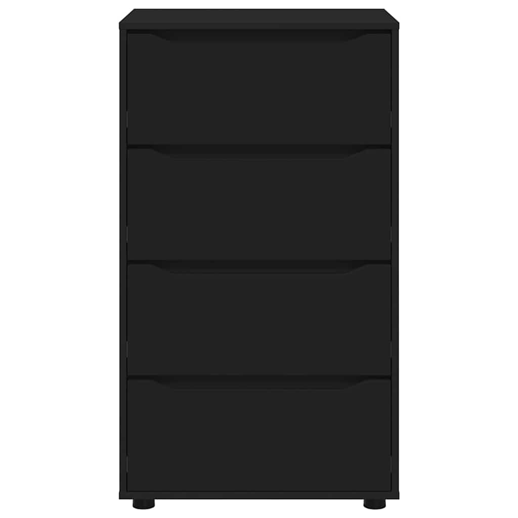 Armadi di Stoccaggio Nero 60 x 48 x 105 cm Legno multistrato | homemem39
