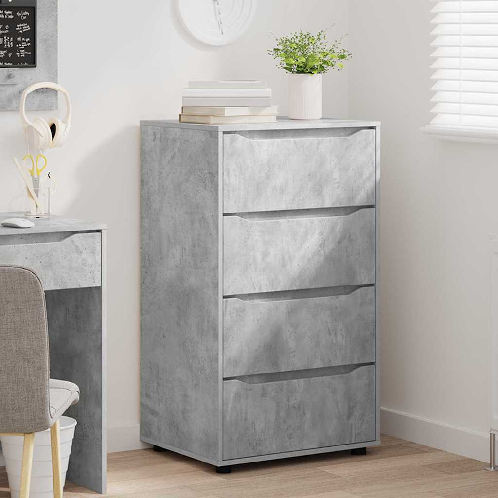 Armadi di Stoccaggio Grigio cemento 60 x 48 x 105 cm | homemem39