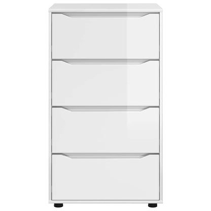 Armadi di Stoccaggio Bianco Lucido 60 x 48 x 105 cm | homemem39