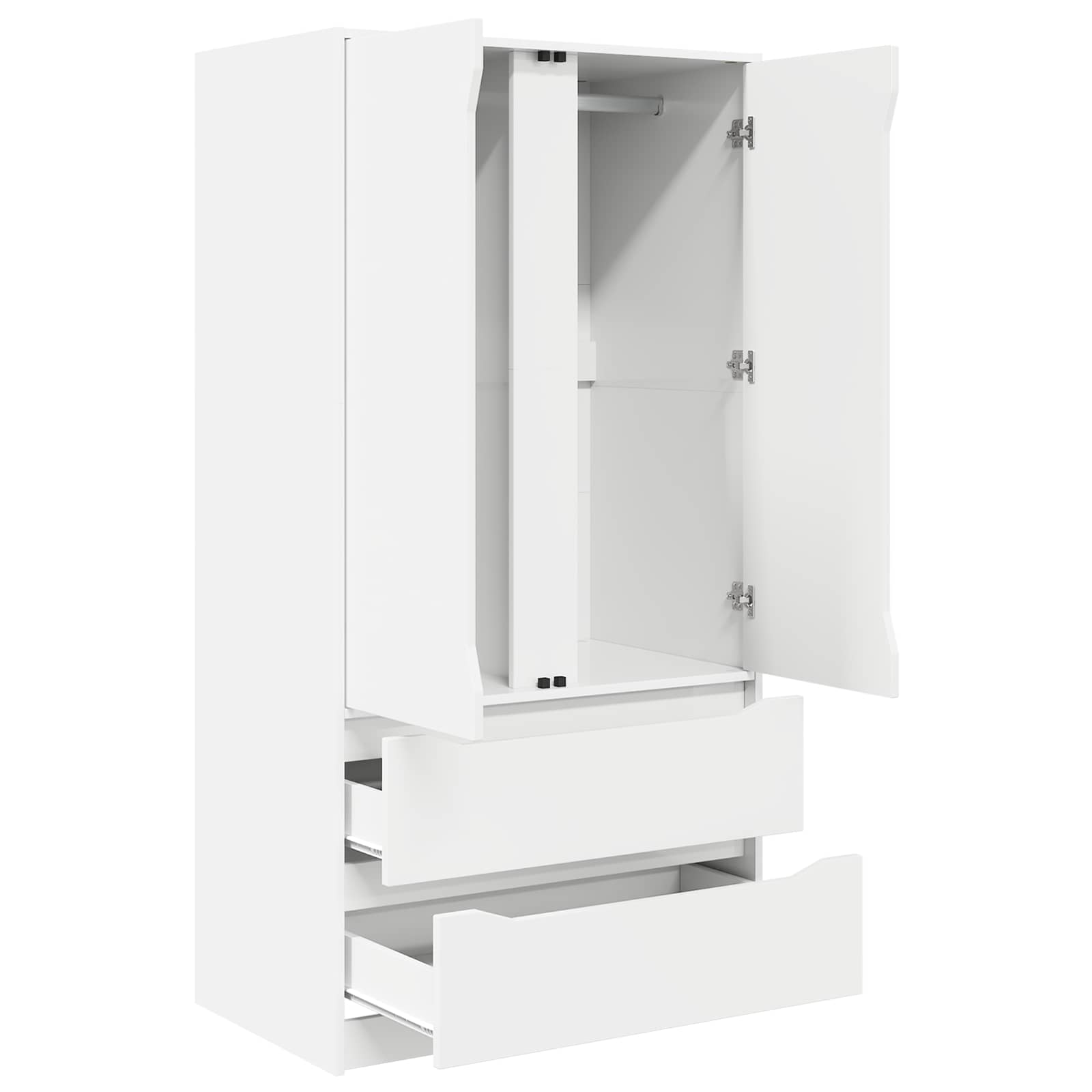 Guardaroba Bianco 79,5 x 49 x 156 cm Legno ingegnerizzato | homemem39