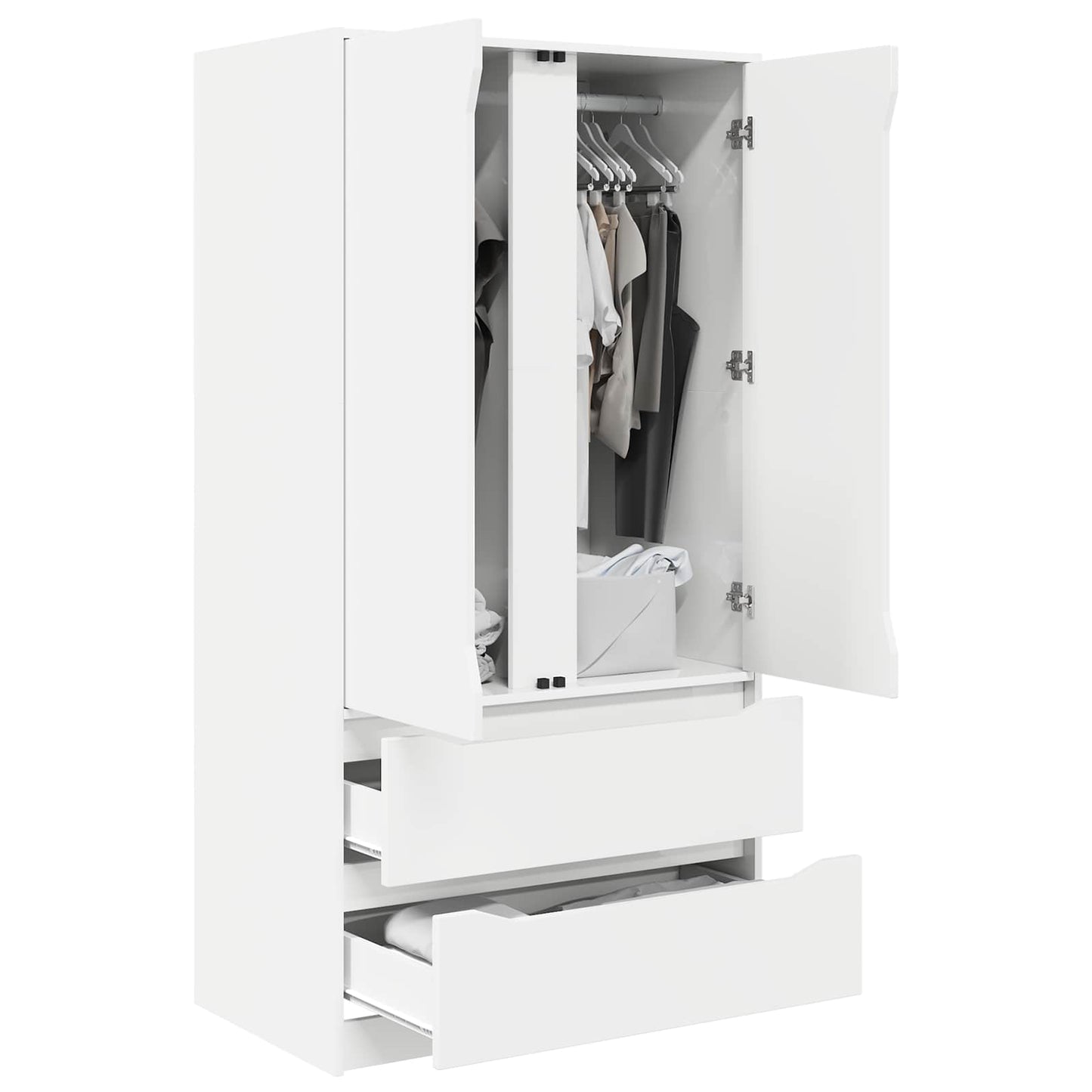 Guardaroba Bianco 79,5 x 49 x 156 cm Legno ingegnerizzato | homemem39