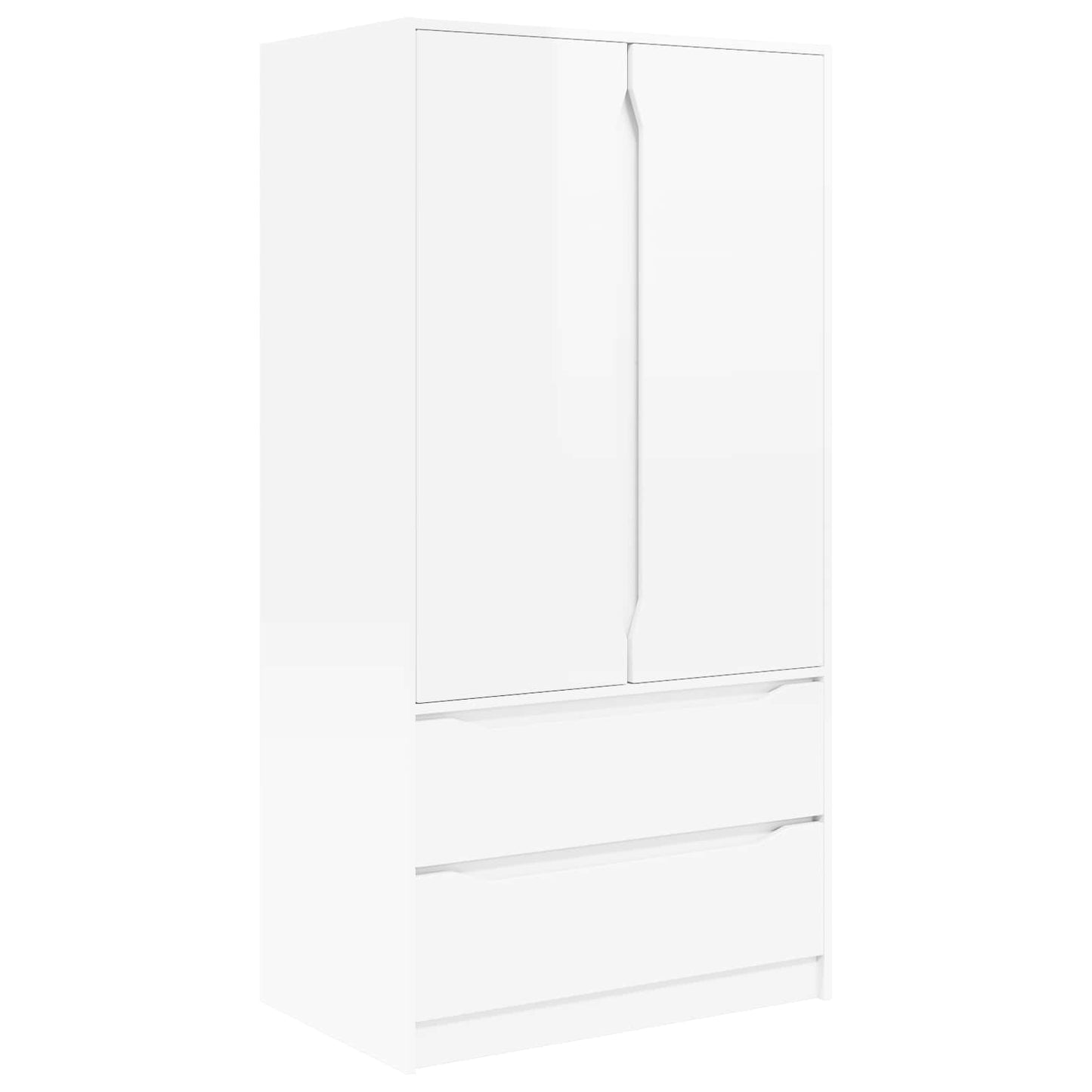 Guardaroba con cassetto Bianco Lucido 79,5 x 49 x 156 cm | homemem39