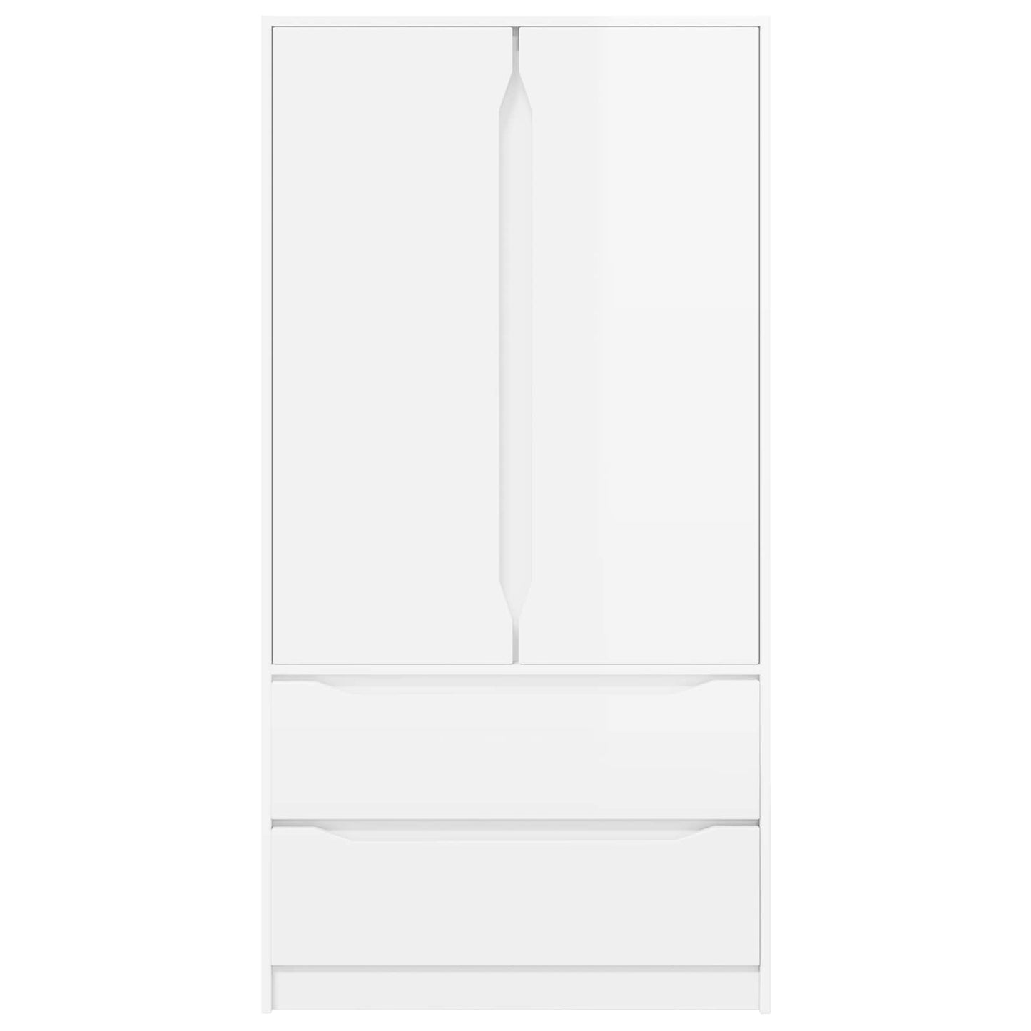Guardaroba con cassetto Bianco Lucido 79,5 x 49 x 156 cm | homemem39