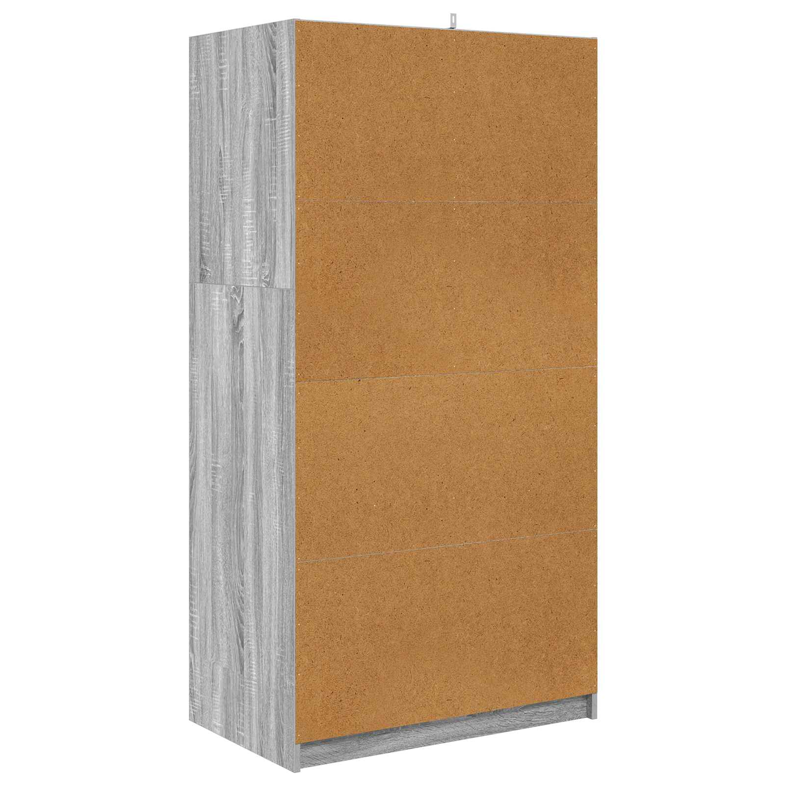 Guardaroba con cassetto Sonoma grigia 79,5 x 49 x 156 cm | homemem39