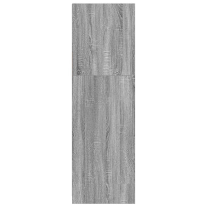 Guardaroba con cassetto Sonoma grigia 79,5 x 49 x 156 cm | homemem39