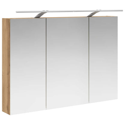Set di Armadi da Bagno 4 pz Rovere Artigianale | homemem39