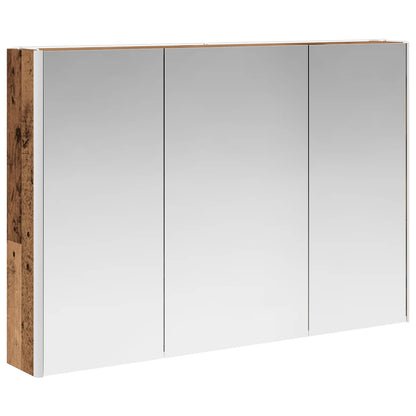 Set di mobili per il bagno 4 pz Legno antico | homemem39