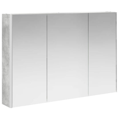 Set di mobili per il bagno 6 pz Grigio Cemento | homemem39