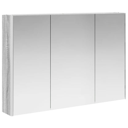 Set di mobili per il bagno 6 pz Sonoma grigio | homemem39