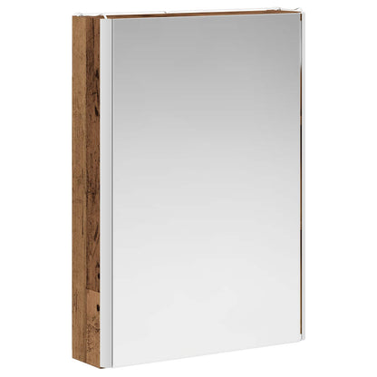 Set di mobili per il bagno 5 pz Legno antico | homemem39