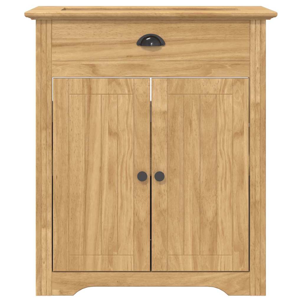 Mobile da Bagno con porta BODO Marrone miele 70 x 35 x 80 cm | homemem39