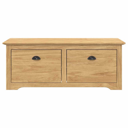 Panchina per corridoio BODO Marrone miele 118 x 40 x 50 cm | homemem39