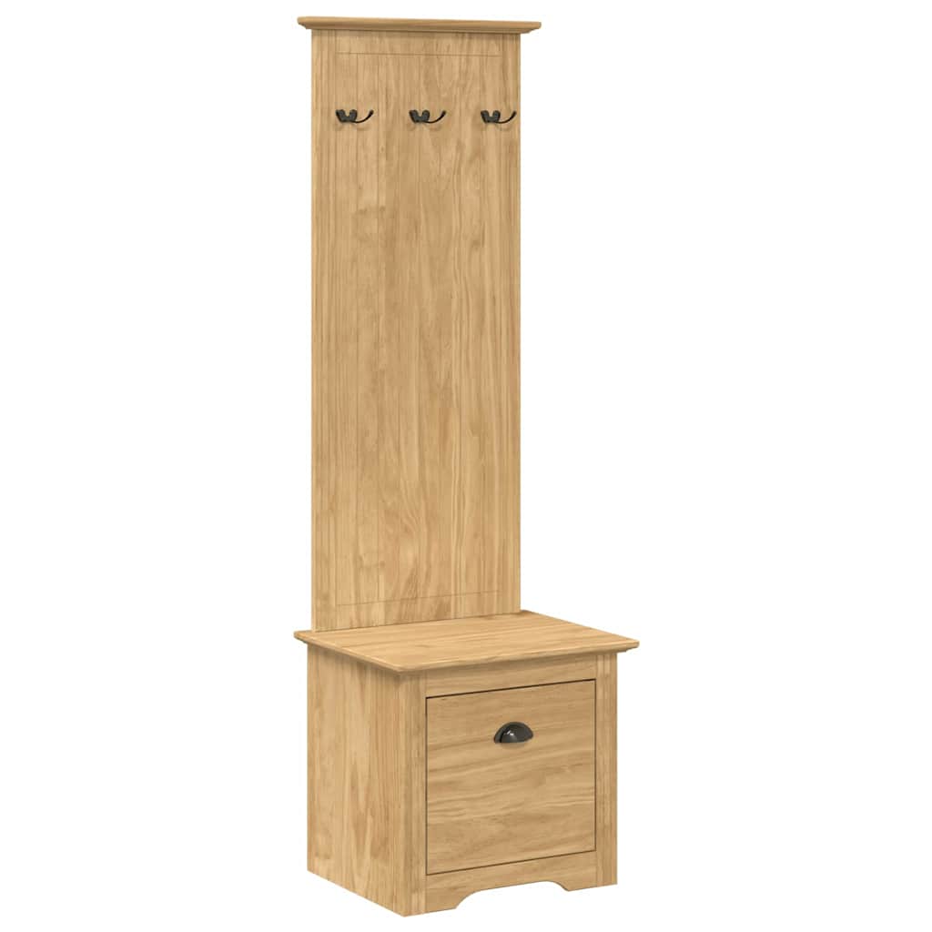 Armadio per corridoio BODO Marrone miele 50 x 40 x 156,7 cm | homemem39