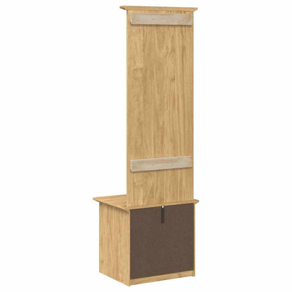 Armadio per corridoio BODO Marrone miele 50 x 40 x 156,7 cm | homemem39