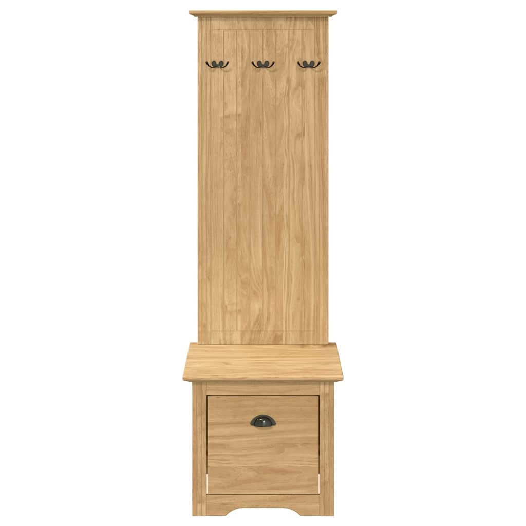 Armadio per corridoio BODO Marrone miele 50 x 40 x 156,7 cm | homemem39