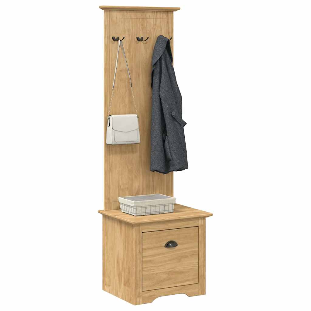 Armadio per corridoio BODO Marrone miele 50 x 40 x 156,7 cm | homemem39