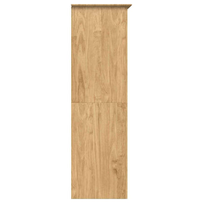 Guardaroba con porta BODO Marrone miele 146 x 53,5 x 173 cm | homemem39