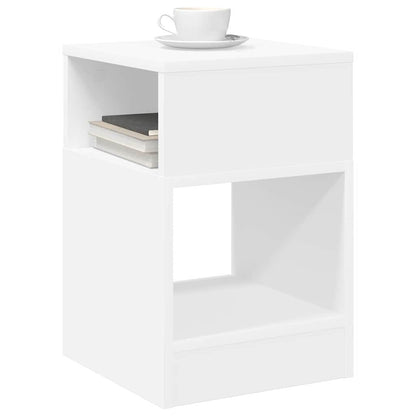 Tavolino Bianco 30,5 x 30 x 45 cm Legno multistrato | homemem39
