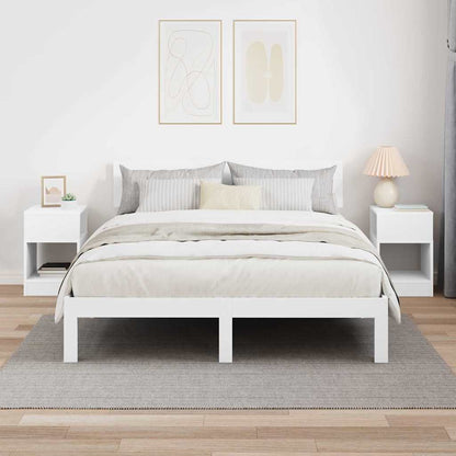 Tavolino 2 pcs Bianco 30,5 x 30 x 45 cm Legno multistrato | homemem39
