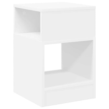 Tavolino 2 pcs Bianco 30,5 x 30 x 45 cm Legno multistrato | homemem39