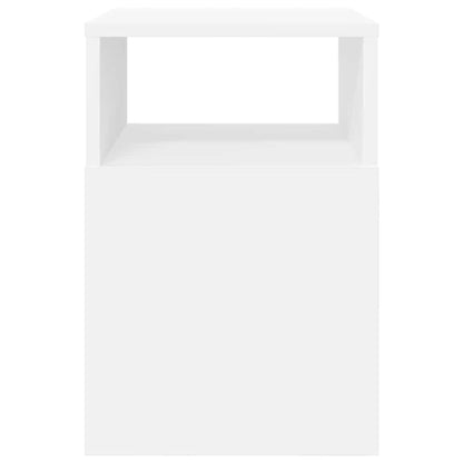 Tavolino 2 pcs Bianco 30,5 x 30 x 45 cm Legno multistrato | homemem39