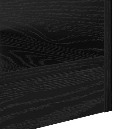 Tavolino Rovere Nero 30,5 x 30 x 45 cm Legno multistrato | homemem39