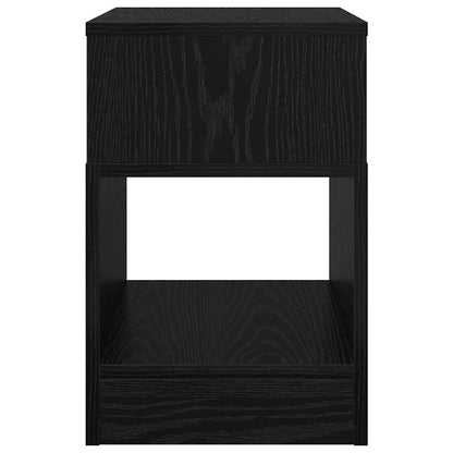 Tavolino 2 pcs Rovere Nero 30,5 x 30 x 45 cm Legno multistrato | homemem39