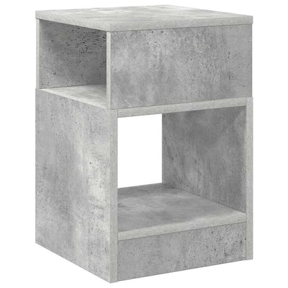 Tavolino Grigio cemento 30,5 x 30 x 45 cm Legno multistrato | homemem39